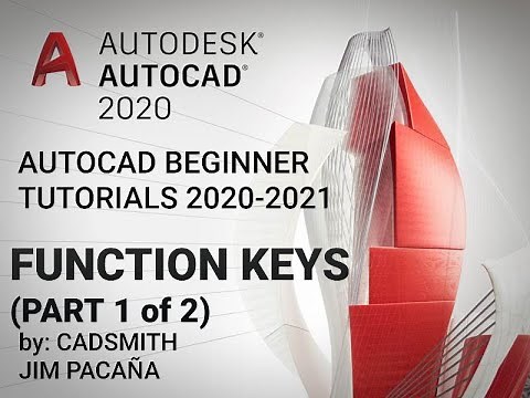 Function Keys F1 to F12 in AutoCAD 2021 (Basic Tutorials by CADSMITH) - PART 1