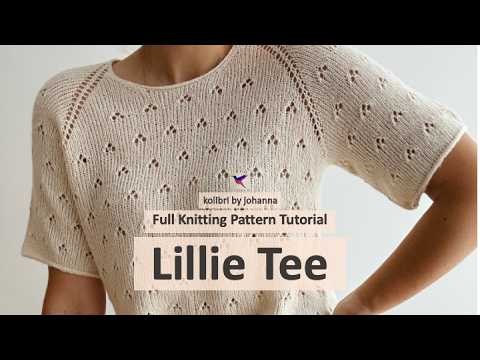Lillie Tee - Full Knitting Pattern Tutorial