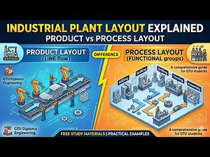 Industrial Plant Layout Explained | Difference Between Product and Process Layout