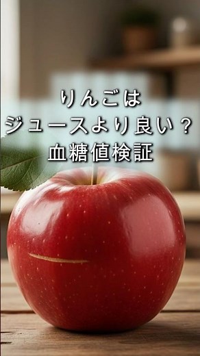 リンゴとリンゴジュース よく聞く「ジュースダメ 皮付きで食べよう)どれだけ違う？
