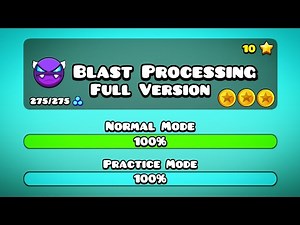 “Blast Process Full” by Abaso | Geometry Dash