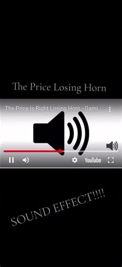 The Price Is Right Losing Horn Sound Effect