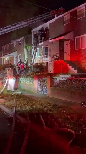 Firefighters Rescue Child From Second Floor Home. Real Heroism Caught on Camera.