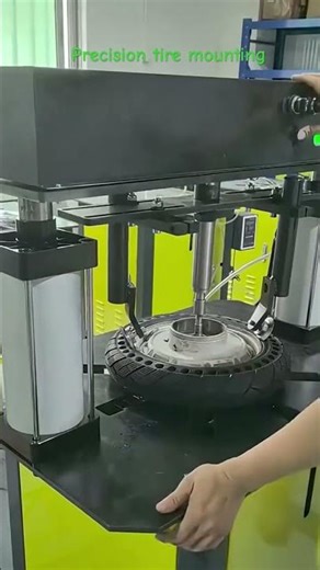 Tire mounting #TireMounting #TireMachine #Automotive #Machinery #Industrial #Technology #Automation