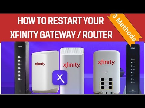 How to Restart Xfinity Router / Gateway or Cable Modem [3Methods]