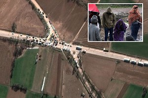 Migrant crisis fears 'as space pics show Turkey's released 1000s of refugees'