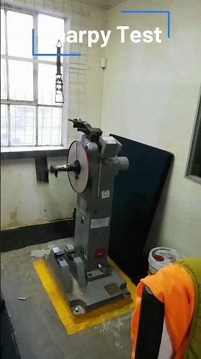 CONDUCTING IMPACT CHARPY TEST IN MECHANICAL TESTING LABORATORY
