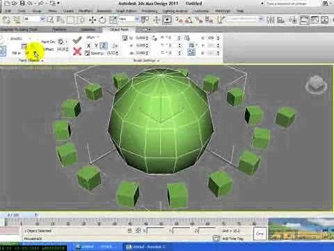 3DS Max 2011 Object Paint Tutorial [Part 1]