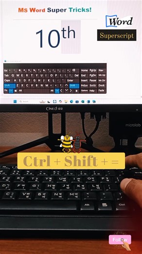 3.1K views | MS Word Superscript Tricks #reels #wordtips #wordtricks #msword #mswordtricks #mswordtips #mswordtipsandtricks #microsoft #microsoftWord #computer #computertips #computertricks #computertraining #tipsandtricks #technology #techtips #reelsfypシ #reelsviralシ #reelsvideoシ #viralreelsシ #reelsoftheday #trendingreel #highlight #likesforlike #subscribe #instagramreels #youtubeshorts #BMW #shortcutkeys #techhome | Tech Home | Facebook