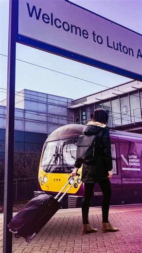 Szybkie transfery pociągiem z lotniska Luton do centrum Londynu. Bilety z wyprzedzeniem od £10. | Luton Airport Express