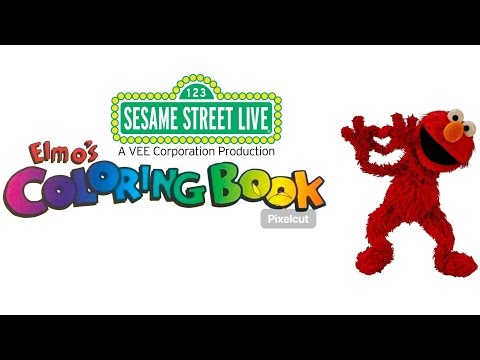 Sesame Street Live - Elmo's Coloring Book (Figurine Production) Preview