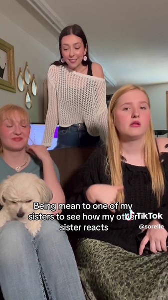 It was so hard to keep a straight face! #sisters #❤️