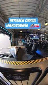 Hyperion Onride Energylandia 🎢 🇵🇱 #hyperion #rollercoaster #adrenaline #themepark #ride #viral #fyp