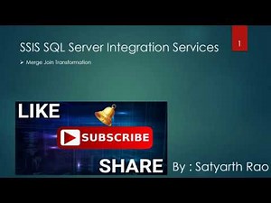 41 SSIS Merge Join Transformation | SQL Server Integration Services