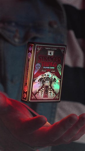 Welcome to the Upside Down. STRANGER THINGS Playing Cards - Available NOW! theory11.com/stranger #strangerthings #theory11 #netflix