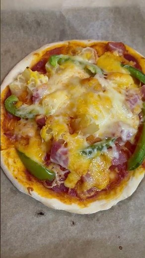 Hawaiian Pizza from Scratch #hawaiianpizza #pizza #food #yummy