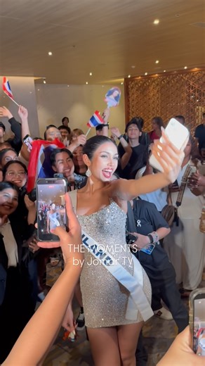 Miss Universe Thailand 2025 🇹🇭 Thai fans are fire 🔥 rooting for the host country to win the crown 👑 #MissUniverse2025 #MissUniverso2025 #Thailand #74thMissUniverse #fblifestyle #MissUniverse #themomentsbyjomartv | ช่วงเวลา The Moments by Jomar TV