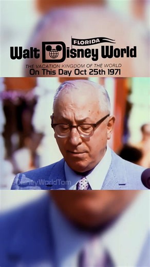 628K views · 12K reactions | On this day, October 25th, 1971, Roy O. Disney dedicated Walt Disney World to his brother, Walt, fulfilling his dream and bringing “the Florida Project” to life.  A heartfelt moment that marked the beginning of a whole new world of magic.  #DisneyHistory #WaltDisneyWorld #waltdisney #wdw #magickingdom | Disney World Tom | Facebook