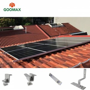 [Hot Item] PV Solar Roof Mounting System for Residential Installations with Tile Roof Brackets and Solar Kit