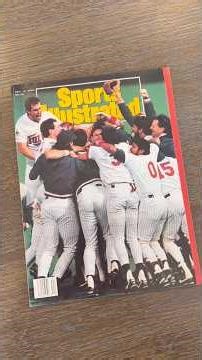 1991 Twins World Series #sportsillustrated #vintage #magazine #asmr