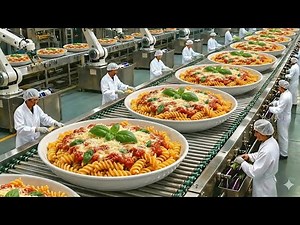 Inside The BIGGEST Pasta Processing Factory - From Harvest to Organic Pasta (Full Process)