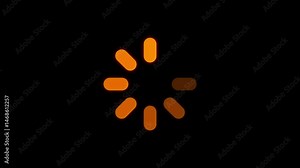 Circle loader collection. Loading status, Loading isolated. Load symbol, load vector icons, Loader icon vector circle button. Load sign symbol progress bar for upload download round process. vídeo de Stock