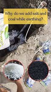 Why do we add salt and coal while earthing? #safeearthing #earthingmethods #electricalsafety #earthingexplained | Mb Electrical
