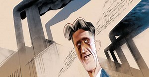 George Orwell outside the whale