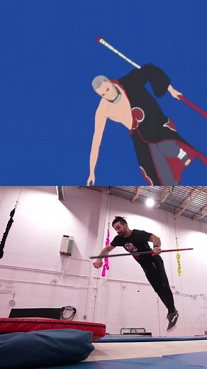 Naruto moves in real life! #naruto #stunts #parkour #narutoshippuden #narutoedit #anime #narutouzumaki