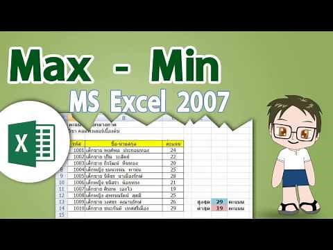 Max Min Function - Find the highest and lowest values ​​in Excel