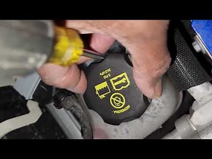 How to remove coolant caps on Jeep Wrangler JL