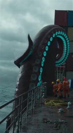 Giant Octopus ATTACKS Ship 😱🐙