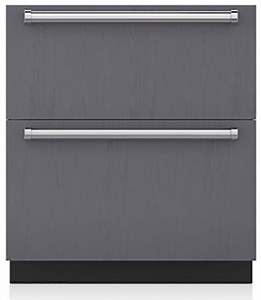 Sub-Zero 30" Panel Ready Integrated Double Drawer Freezer With Ice Maker - ID-30FI