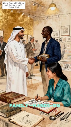 DUBAI 2026 World Stamp Exhibition 4 to 8 February 2026 at the Sheikh Maktoum Hall, World Trade Centre, Dubai, United Arab Emirates. Emirates Philatelic Association | Ruwanpura Philatelic