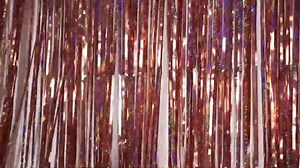 2 Pack 3.2ft x 8.2ft Green Foil Fringe Curtain, Metallic Tinsel Foil Fringe Rain Curtain Streamers Photo Backdrop for St Patricks Day Decorations Birthday Christmas Jungle Safari Tropical Party Decor