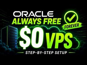 $0 VPS for Life: Oracle Cloud Free Tier Step-by-Step (4 vCPU, 24GB RAM)