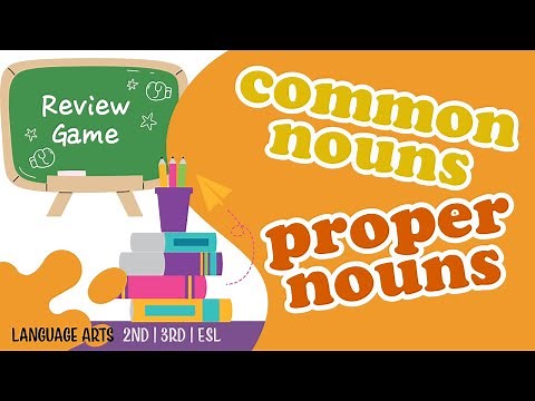 Common Nouns and Proper Nouns | Learning Game | Teach With Drea