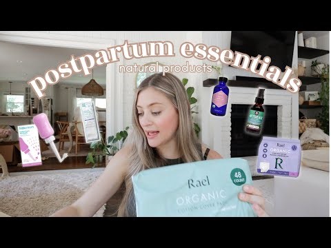 POSTPARTUM CARE ESSENTIALS | all natural products