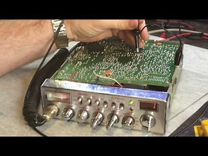 #123 Uniden PC78 Elite CB Radio RX Repair with bonus confused technician.