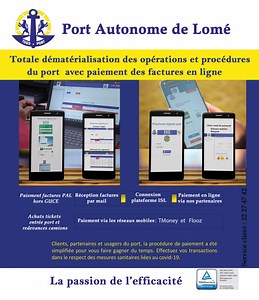 PORT AUTONOME DE LOME : Port Lomé Togo