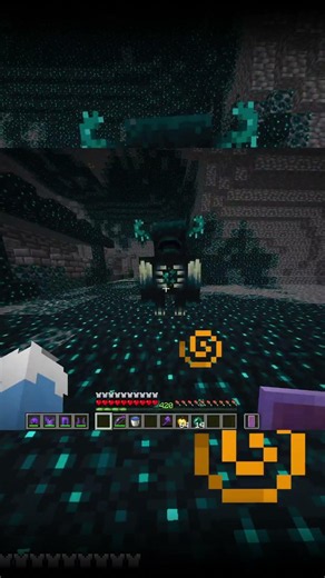 The warden fight (Music Cred In desc) #minecraft #gaming #pcgaming #warden