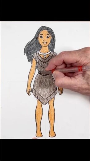 How to Dtaw Pocahontas