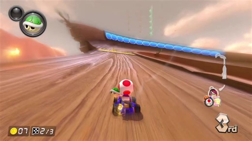 Toad's Epic Move in Mario Kart 8 Deluxe
