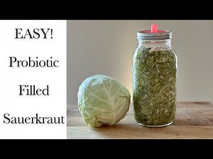 How To Make EASY Fermented Dill Homemade SAUERKRAUT