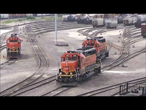 BNSF on July 4, 2017 Part 1: Galesburg Yard