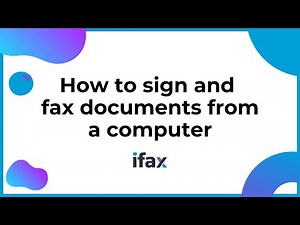 How to Sign and Fax Documents from Your Computer (No Printer Needed!)