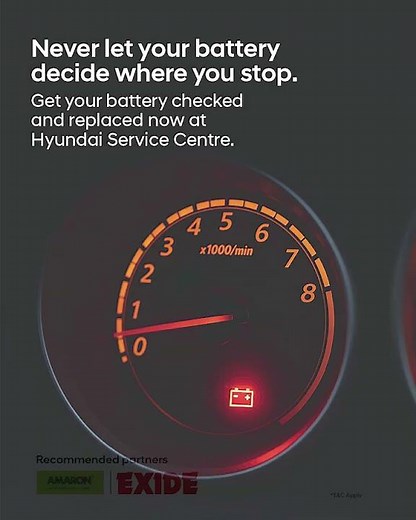 Battery Check Up Hyundai Service Centre