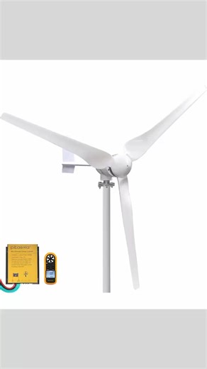 The 1000W Wind Turbine Generator (24V) is engineered for efficient renewable power generation in residential, marine, and RV applications. Designed to integrate seamlessly into a hybrid solar-wind energy system, it supports stable energy production under variable wind conditions. The included charge controller helps regulate output, protect batteries, and improve overall system performance.A practical solution for off-grid and supplemental power setups.🔗 Product details: https://amzn.to/4s5pU6C