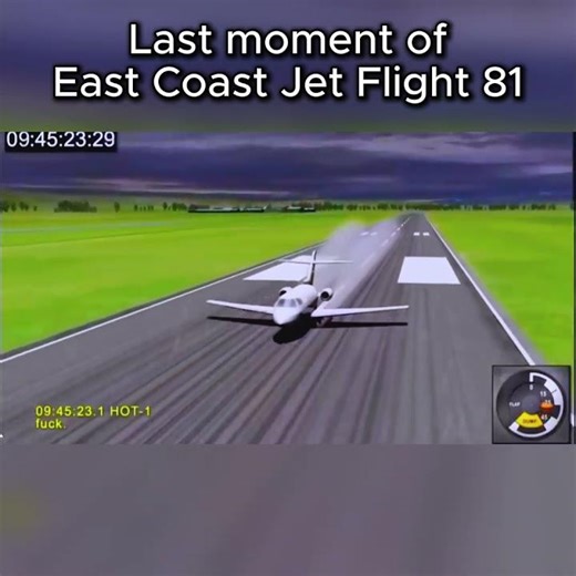 Last Moment of East Coast Jet Flight 81 #shorts #aviation #aviationhistory #planecrash