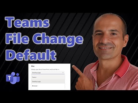 📂How to change the way to open files in Microsoft Teams